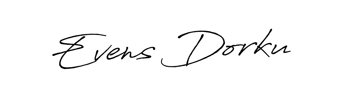 Design your own signature with our free online signature maker. With this signature software, you can create a handwritten (Antro_Vectra_Bolder) signature for name Evens Dorku. Evens Dorku signature style 7 images and pictures png