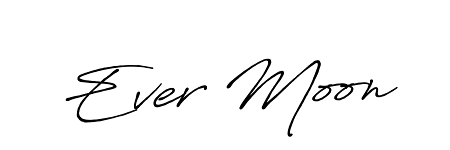 How to make Ever Moon name signature. Use Antro_Vectra_Bolder style for creating short signs online. This is the latest handwritten sign. Ever Moon signature style 7 images and pictures png