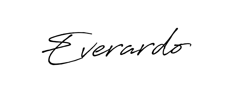 You should practise on your own different ways (Antro_Vectra_Bolder) to write your name (Everardo) in signature. don't let someone else do it for you. Everardo signature style 7 images and pictures png