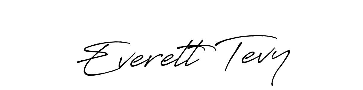 You can use this online signature creator to create a handwritten signature for the name Everett Tevy. This is the best online autograph maker. Everett Tevy signature style 7 images and pictures png