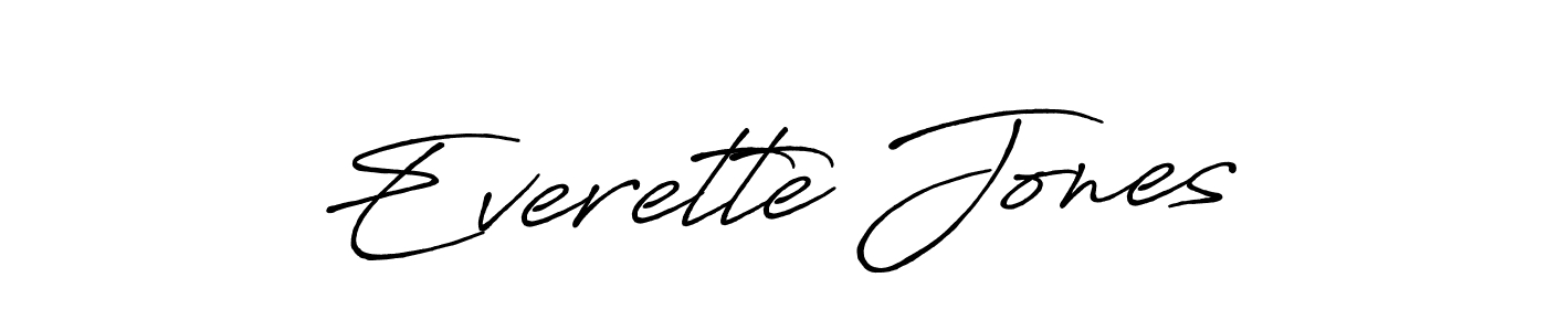 Also You can easily find your signature by using the search form. We will create Everette Jones name handwritten signature images for you free of cost using Antro_Vectra_Bolder sign style. Everette Jones signature style 7 images and pictures png