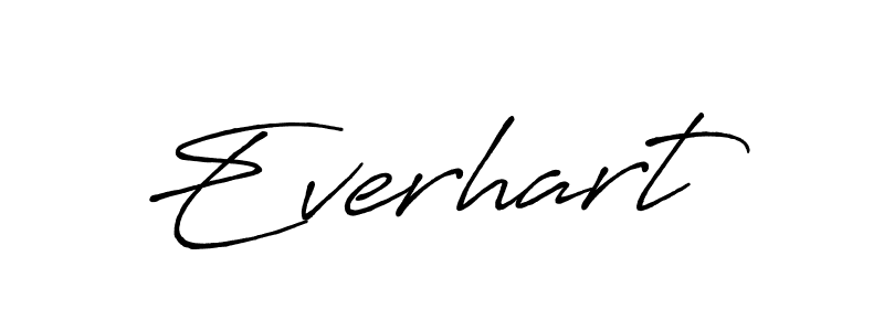 Everhart stylish signature style. Best Handwritten Sign (Antro_Vectra_Bolder) for my name. Handwritten Signature Collection Ideas for my name Everhart. Everhart signature style 7 images and pictures png