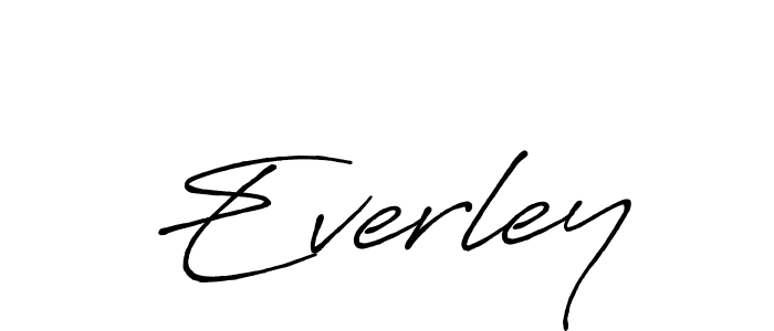 Create a beautiful signature design for name Everley. With this signature (Antro_Vectra_Bolder) fonts, you can make a handwritten signature for free. Everley signature style 7 images and pictures png