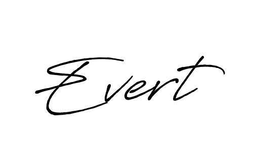 Also we have Evert name is the best signature style. Create professional handwritten signature collection using Antro_Vectra_Bolder autograph style. Evert signature style 7 images and pictures png