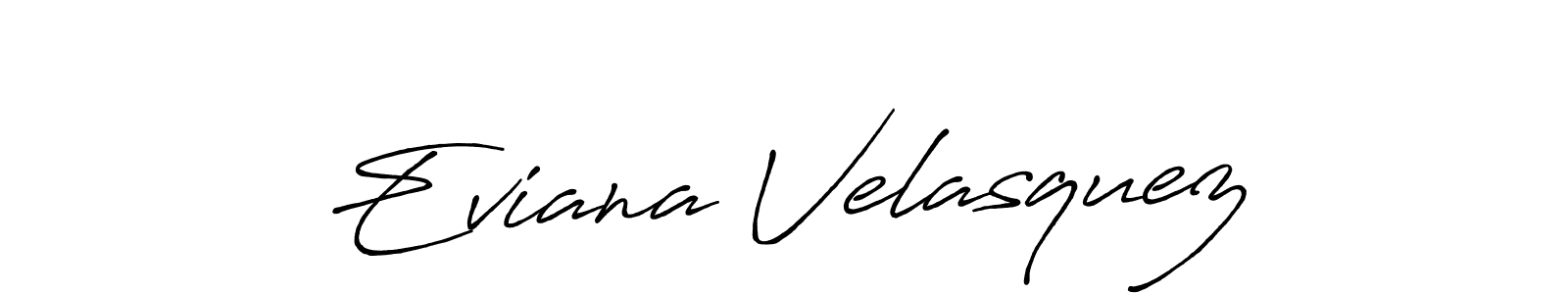 Similarly Antro_Vectra_Bolder is the best handwritten signature design. Signature creator online .You can use it as an online autograph creator for name Eviana Velasquez. Eviana Velasquez signature style 7 images and pictures png
