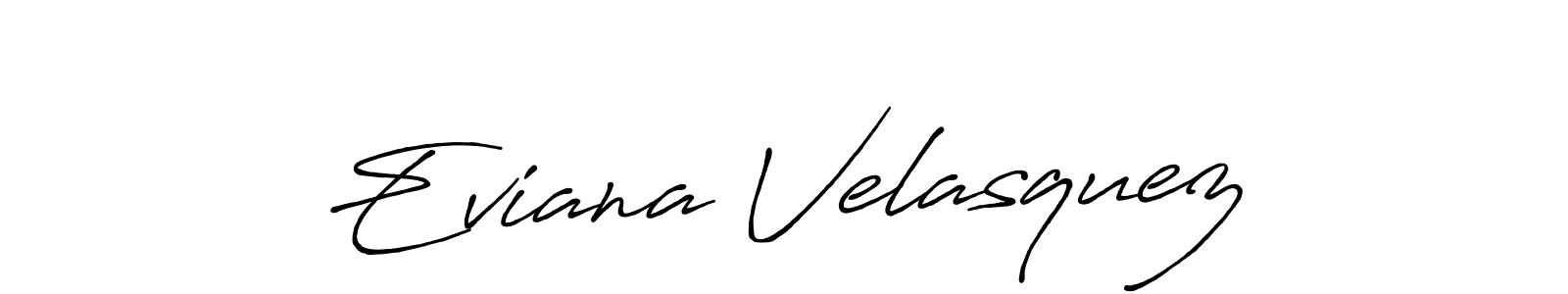 Design your own signature with our free online signature maker. With this signature software, you can create a handwritten (Antro_Vectra_Bolder) signature for name Eviana Velasquez. Eviana Velasquez signature style 7 images and pictures png