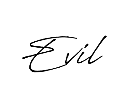 Similarly Antro_Vectra_Bolder is the best handwritten signature design. Signature creator online .You can use it as an online autograph creator for name Evil. Evil signature style 7 images and pictures png