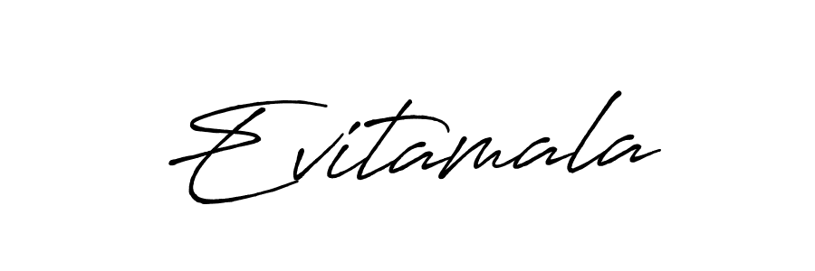 Similarly Antro_Vectra_Bolder is the best handwritten signature design. Signature creator online .You can use it as an online autograph creator for name Evitamala. Evitamala signature style 7 images and pictures png