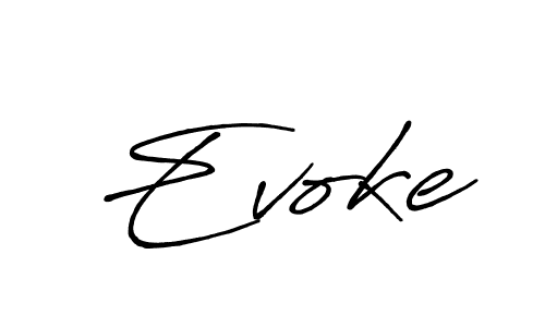 It looks lik you need a new signature style for name Evoke. Design unique handwritten (Antro_Vectra_Bolder) signature with our free signature maker in just a few clicks. Evoke signature style 7 images and pictures png
