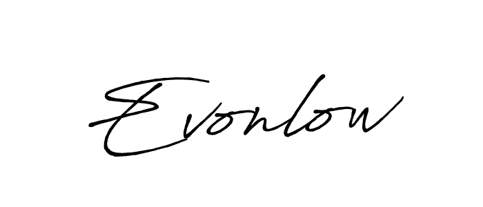 Also You can easily find your signature by using the search form. We will create Evonlow name handwritten signature images for you free of cost using Antro_Vectra_Bolder sign style. Evonlow signature style 7 images and pictures png