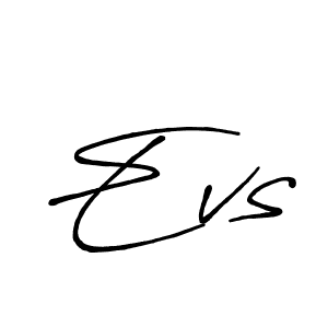 Also we have Evs name is the best signature style. Create professional handwritten signature collection using Antro_Vectra_Bolder autograph style. Evs signature style 7 images and pictures png