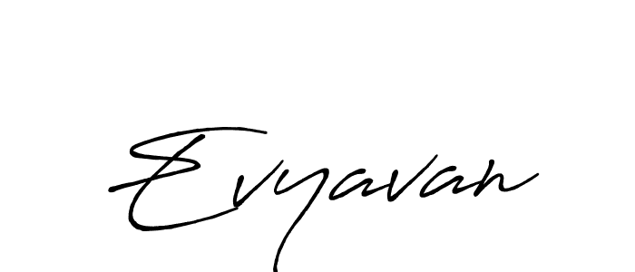 Make a beautiful signature design for name Evyavan. Use this online signature maker to create a handwritten signature for free. Evyavan signature style 7 images and pictures png