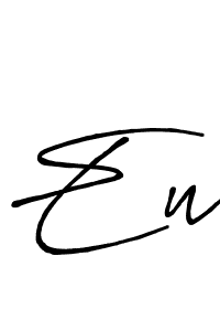 Make a beautiful signature design for name Ew. With this signature (Antro_Vectra_Bolder) style, you can create a handwritten signature for free. Ew signature style 7 images and pictures png