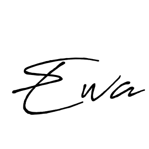 Create a beautiful signature design for name Ewa. With this signature (Antro_Vectra_Bolder) fonts, you can make a handwritten signature for free. Ewa signature style 7 images and pictures png