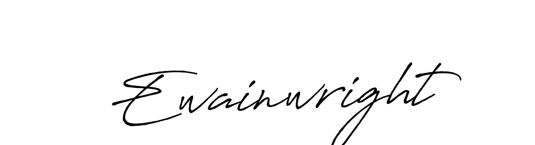 Create a beautiful signature design for name Ewainwright. With this signature (Antro_Vectra_Bolder) fonts, you can make a handwritten signature for free. Ewainwright signature style 7 images and pictures png