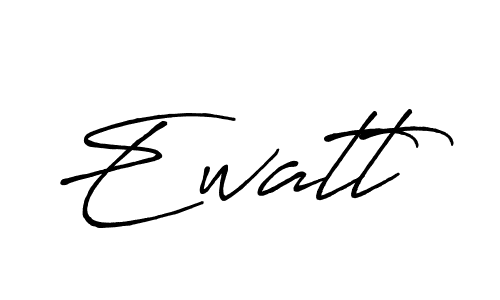 The best way (Antro_Vectra_Bolder) to make a short signature is to pick only two or three words in your name. The name Ewatt include a total of six letters. For converting this name. Ewatt signature style 7 images and pictures png