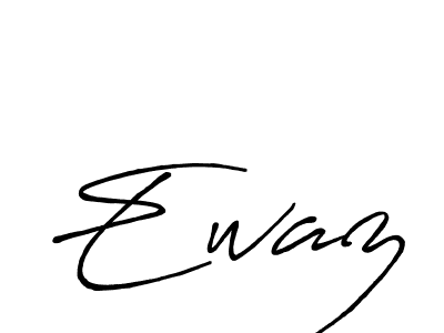 Design your own signature with our free online signature maker. With this signature software, you can create a handwritten (Antro_Vectra_Bolder) signature for name Ewaz. Ewaz signature style 7 images and pictures png