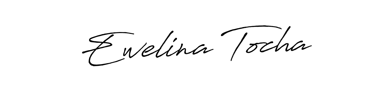 Use a signature maker to create a handwritten signature online. With this signature software, you can design (Antro_Vectra_Bolder) your own signature for name Ewelina Tocha. Ewelina Tocha signature style 7 images and pictures png