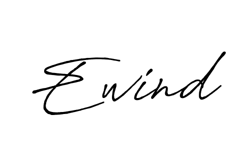 How to make Ewind signature? Antro_Vectra_Bolder is a professional autograph style. Create handwritten signature for Ewind name. Ewind signature style 7 images and pictures png