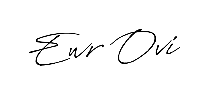 The best way (Antro_Vectra_Bolder) to make a short signature is to pick only two or three words in your name. The name Ewr Ovi include a total of six letters. For converting this name. Ewr Ovi signature style 7 images and pictures png