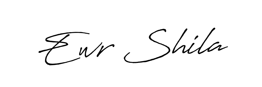 How to make Ewr Shila signature? Antro_Vectra_Bolder is a professional autograph style. Create handwritten signature for Ewr Shila name. Ewr Shila signature style 7 images and pictures png