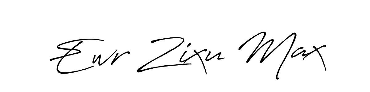 Make a short Ewr Zixu Max signature style. Manage your documents anywhere anytime using Antro_Vectra_Bolder. Create and add eSignatures, submit forms, share and send files easily. Ewr Zixu Max signature style 7 images and pictures png