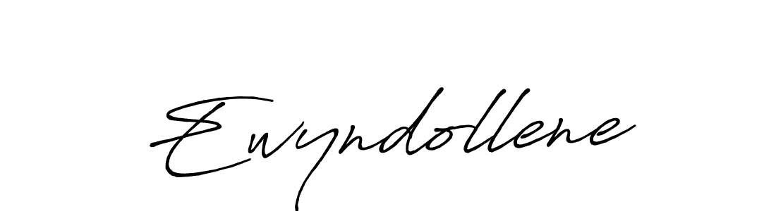 You should practise on your own different ways (Antro_Vectra_Bolder) to write your name (Ewyndollene) in signature. don't let someone else do it for you. Ewyndollene signature style 7 images and pictures png