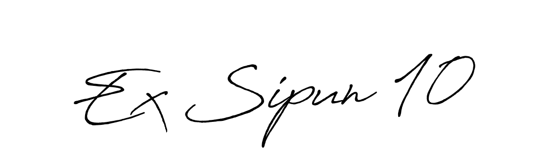 Best and Professional Signature Style for Ex Sipun 10. Antro_Vectra_Bolder Best Signature Style Collection. Ex Sipun 10 signature style 7 images and pictures png