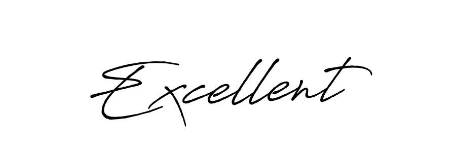 Design your own signature with our free online signature maker. With this signature software, you can create a handwritten (Antro_Vectra_Bolder) signature for name Excellent. Excellent signature style 7 images and pictures png