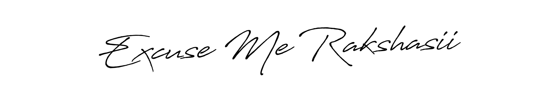 How to Draw Excuse Me Rakshasii signature style? Antro_Vectra_Bolder is a latest design signature styles for name Excuse Me Rakshasii. Excuse Me Rakshasii signature style 7 images and pictures png