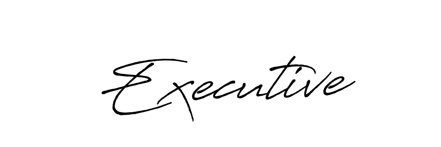 Also we have Executive name is the best signature style. Create professional handwritten signature collection using Antro_Vectra_Bolder autograph style. Executive signature style 7 images and pictures png