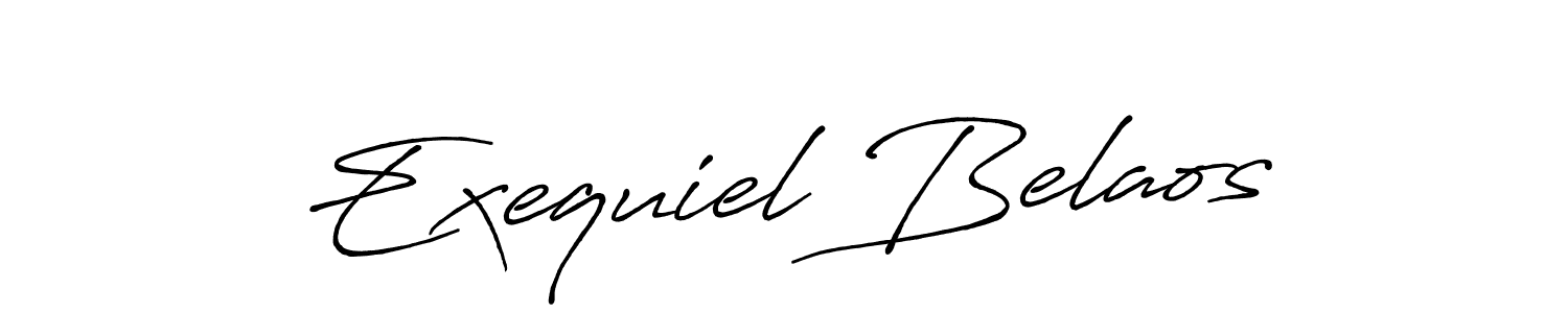 Make a beautiful signature design for name Exequiel Belaos. Use this online signature maker to create a handwritten signature for free. Exequiel Belaos signature style 7 images and pictures png