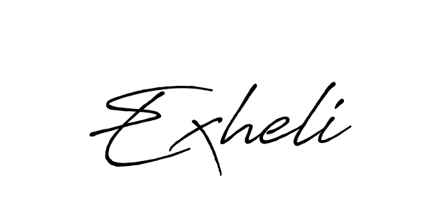 It looks lik you need a new signature style for name Exheli. Design unique handwritten (Antro_Vectra_Bolder) signature with our free signature maker in just a few clicks. Exheli signature style 7 images and pictures png