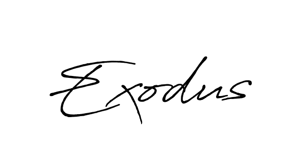 Also we have Exodus name is the best signature style. Create professional handwritten signature collection using Antro_Vectra_Bolder autograph style. Exodus signature style 7 images and pictures png