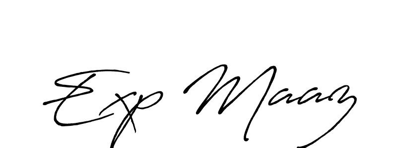 You should practise on your own different ways (Antro_Vectra_Bolder) to write your name (Exp Maaz) in signature. don't let someone else do it for you. Exp Maaz signature style 7 images and pictures png