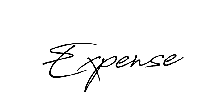 Also we have Expense name is the best signature style. Create professional handwritten signature collection using Antro_Vectra_Bolder autograph style. Expense signature style 7 images and pictures png