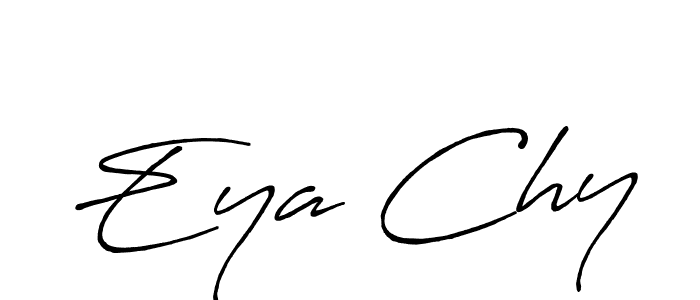Similarly Antro_Vectra_Bolder is the best handwritten signature design. Signature creator online .You can use it as an online autograph creator for name Eya Chy. Eya Chy signature style 7 images and pictures png