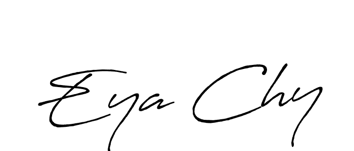 How to make Eya Chy signature? Antro_Vectra_Bolder is a professional autograph style. Create handwritten signature for Eya Chy name. Eya Chy signature style 7 images and pictures png