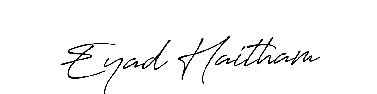 Similarly Antro_Vectra_Bolder is the best handwritten signature design. Signature creator online .You can use it as an online autograph creator for name Eyad Haitham. Eyad Haitham signature style 7 images and pictures png