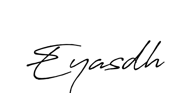 The best way (Antro_Vectra_Bolder) to make a short signature is to pick only two or three words in your name. The name Eyasdh include a total of six letters. For converting this name. Eyasdh signature style 7 images and pictures png