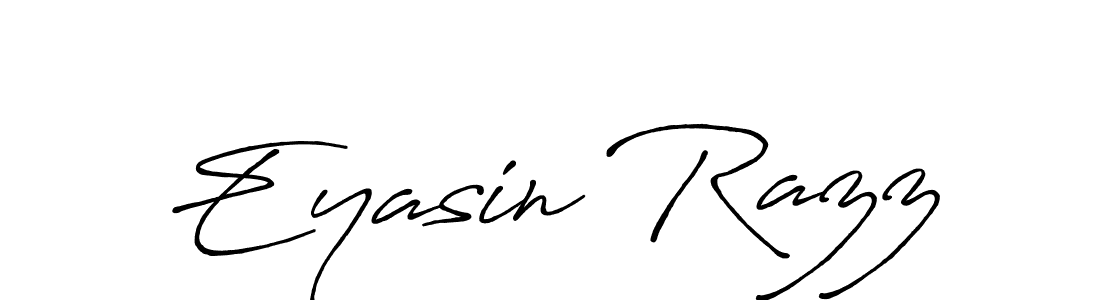 It looks lik you need a new signature style for name Eyasin Razz. Design unique handwritten (Antro_Vectra_Bolder) signature with our free signature maker in just a few clicks. Eyasin Razz signature style 7 images and pictures png