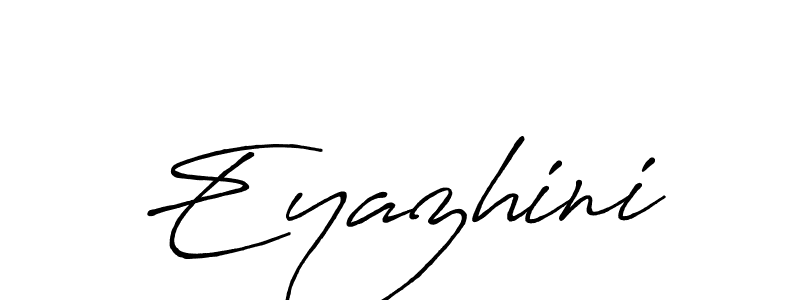 Similarly Antro_Vectra_Bolder is the best handwritten signature design. Signature creator online .You can use it as an online autograph creator for name Eyazhini. Eyazhini signature style 7 images and pictures png