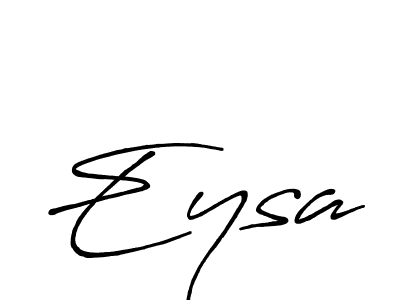 Create a beautiful signature design for name Eysa. With this signature (Antro_Vectra_Bolder) fonts, you can make a handwritten signature for free. Eysa signature style 7 images and pictures png