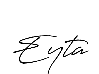 The best way (Antro_Vectra_Bolder) to make a short signature is to pick only two or three words in your name. The name Eyta include a total of six letters. For converting this name. Eyta signature style 7 images and pictures png