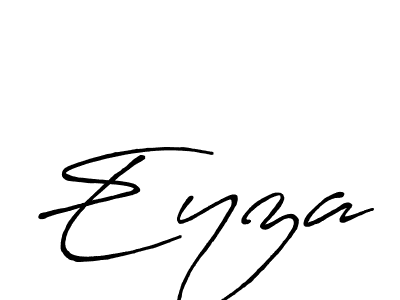 Eyza stylish signature style. Best Handwritten Sign (Antro_Vectra_Bolder) for my name. Handwritten Signature Collection Ideas for my name Eyza. Eyza signature style 7 images and pictures png