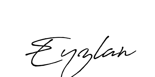 Also You can easily find your signature by using the search form. We will create Eyzlan name handwritten signature images for you free of cost using Antro_Vectra_Bolder sign style. Eyzlan signature style 7 images and pictures png