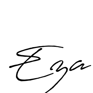 You should practise on your own different ways (Antro_Vectra_Bolder) to write your name (Eza) in signature. don't let someone else do it for you. Eza signature style 7 images and pictures png