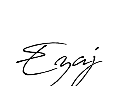 Ezaj stylish signature style. Best Handwritten Sign (Antro_Vectra_Bolder) for my name. Handwritten Signature Collection Ideas for my name Ezaj. Ezaj signature style 7 images and pictures png