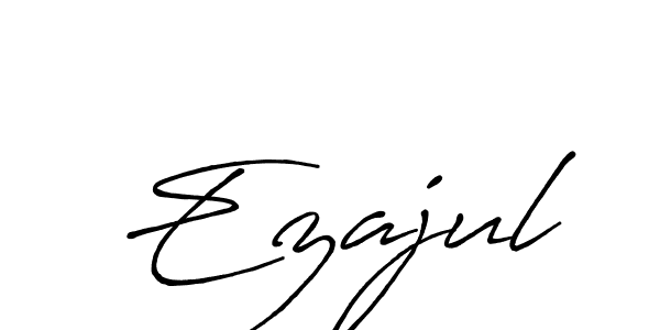 Also You can easily find your signature by using the search form. We will create Ezajul name handwritten signature images for you free of cost using Antro_Vectra_Bolder sign style. Ezajul signature style 7 images and pictures png