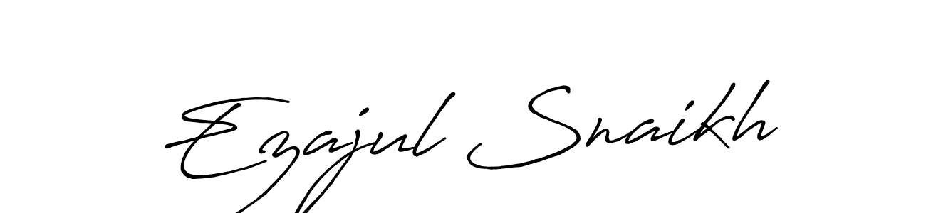 This is the best signature style for the Ezajul Snaikh name. Also you like these signature font (Antro_Vectra_Bolder). Mix name signature. Ezajul Snaikh signature style 7 images and pictures png